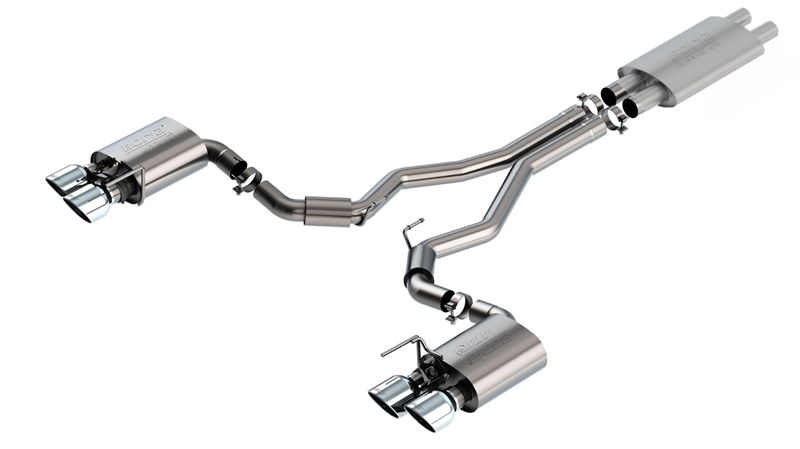 2020-2022 Shelby GT500 Cat-Back Exhaust System with Polished Tips