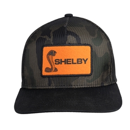 Shelby Felt Patch Camo Mesh Hat - Camo/Black