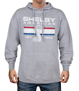 1962 Shelby American Oxford Grey Pullover Hoody