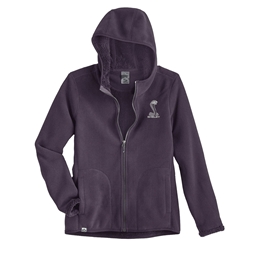 Shelby Ladies Fleece Full-Zip Hoody - Purple