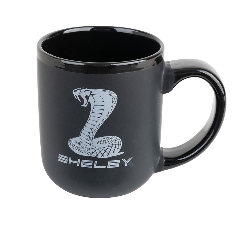 Shelby Snake 16oz Ceramic Matte Mug- Black