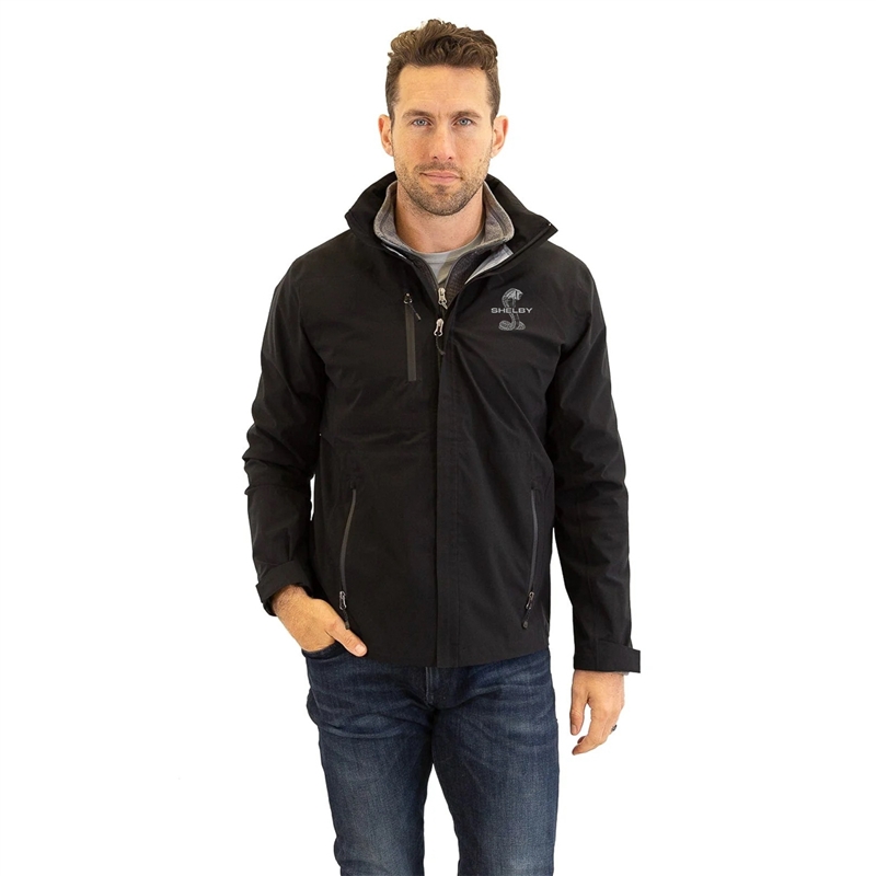 Shelby Hooded Rain Jacket - Black