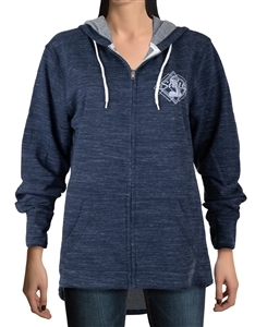 ladies navy hoody