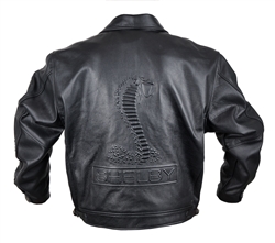 Shelby Leather Reversible Black Jacket