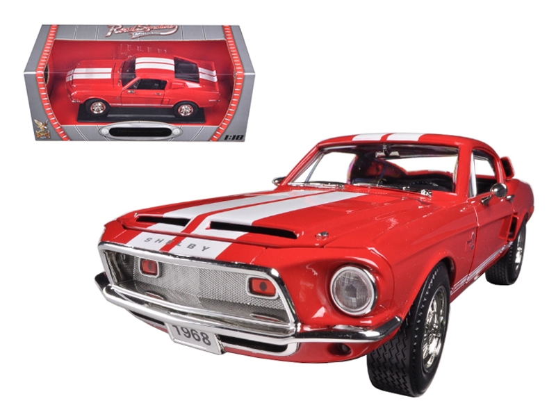 1:18 1968 GT500KR Red Shelby Mustang Diecast