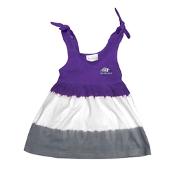 Shelby Toddler Tie Dye Sundress - Purple/Grey