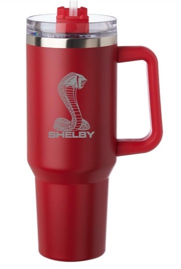 Shelby 40oz Stainless Steel Travel Mug- Red