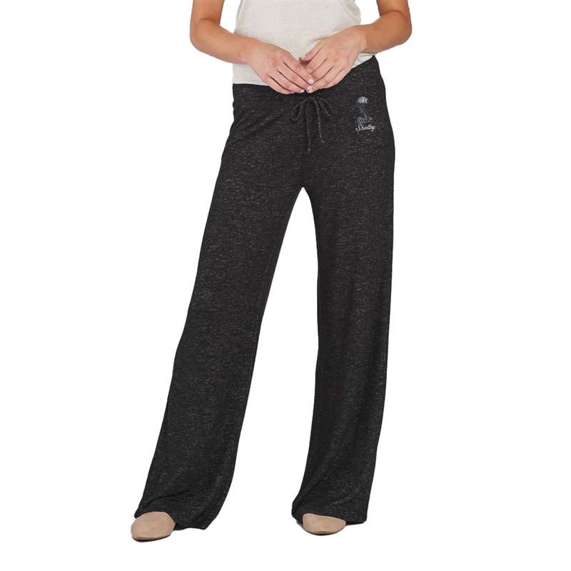 Shelby Ladies Wide Leg Cuddle - Black Heather Grey