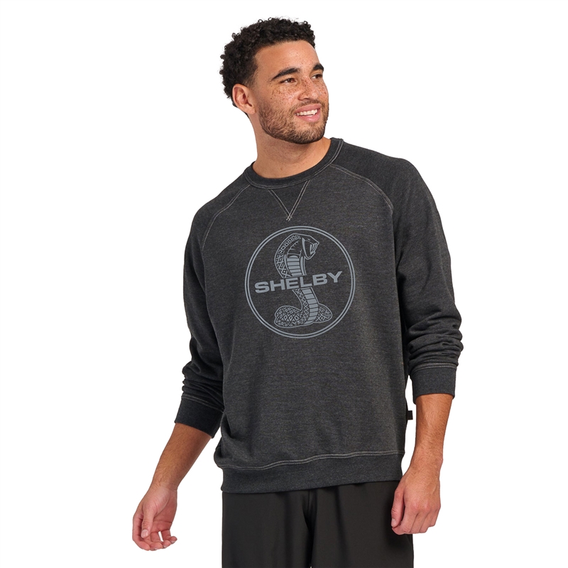 Shelby French Terry Crew - Charcoal Heather