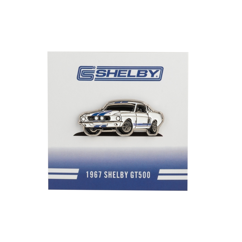 1967 Shelby GT500 Lapel Pin - White/Blue Stripes