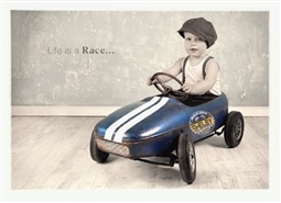 5x7" Life Is A Race Shelby Greeting Card