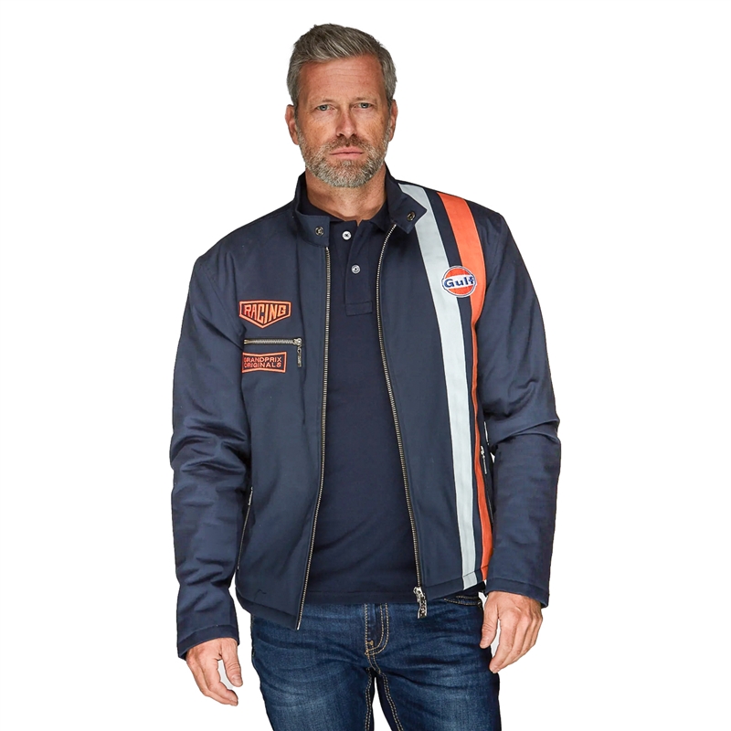 Gulf Roadmaster Cotton Jacket - Navy