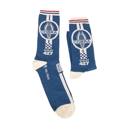 Shelby Cobra Tall 427 Knot Socks - Blue