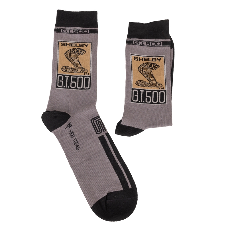 Shelby Cobra Tall 427 Knot Socks - Grey