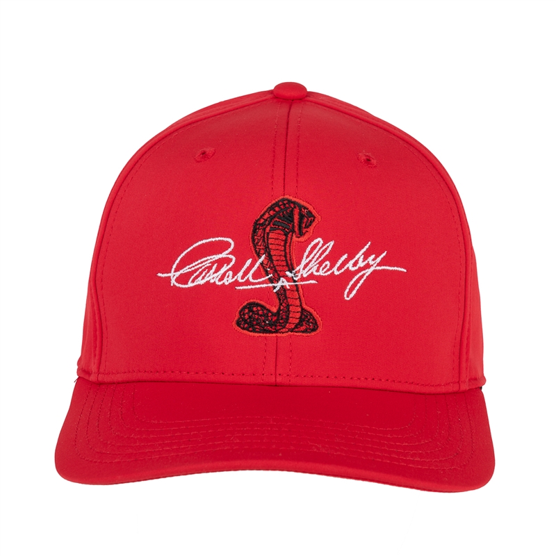 Shelby Signature Poly Thread Embroidery Hat- Red