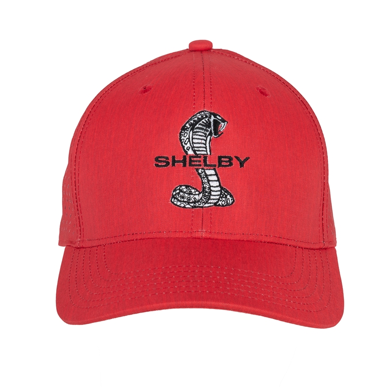 Shelby Poly Thread Scarlet Hat - Red