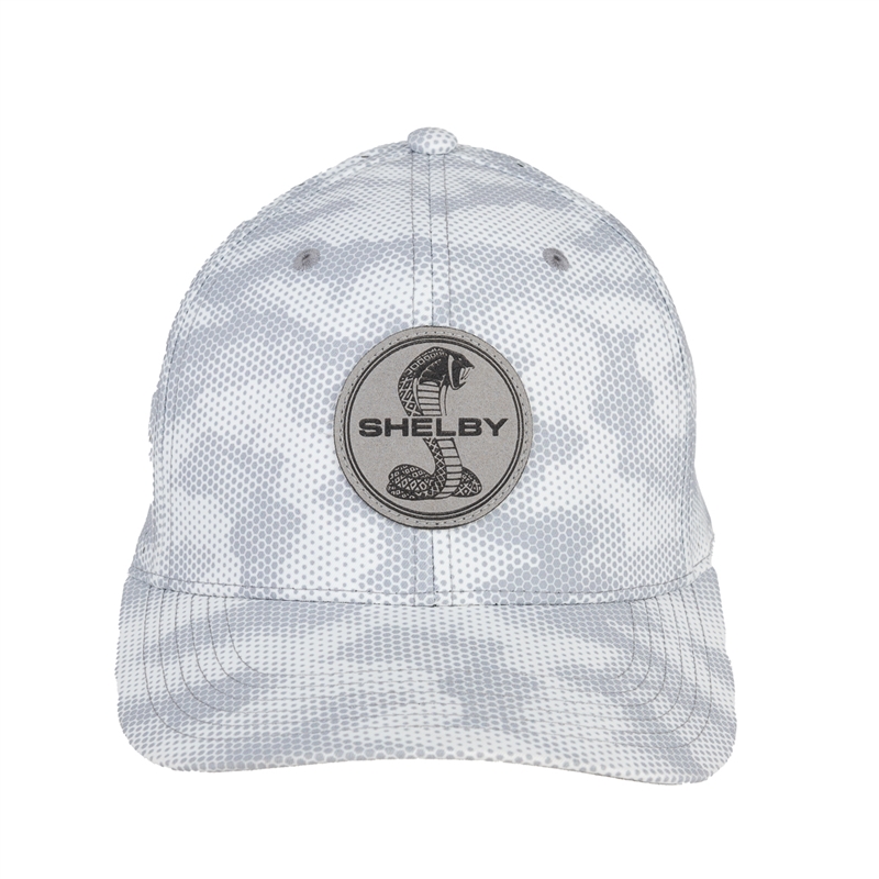 Shelby Micro suede Patch Camo Hat - Grey Camo