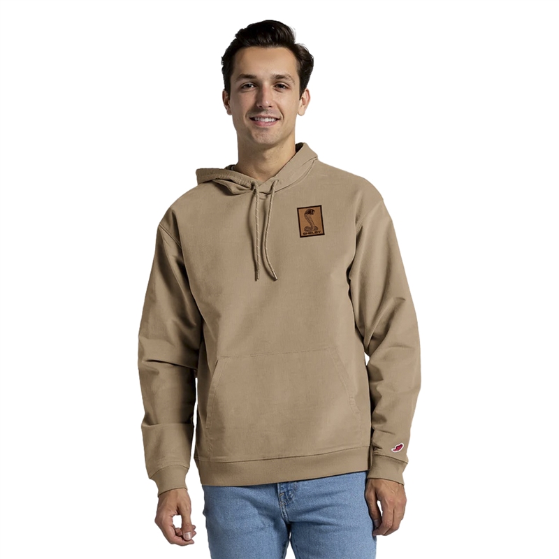 Shelby Patch Corduroy Hoody - Khaki