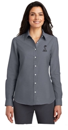 Shelby Ladies Executive Oxford Shirt - Black