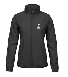 Shelby Women's Full-Zip Windbreaker Jacket - Black