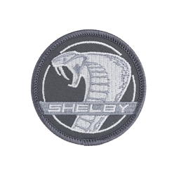 Shelby Super Snake Round Patch - Grey