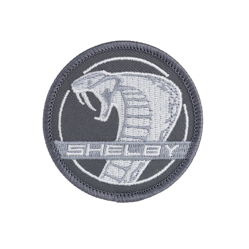 Shelby Super Snake Round Patch - Grey