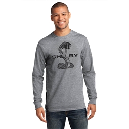 Shelby Sportiqe Long Sleeve Comfy T shirt  - Heather Grey