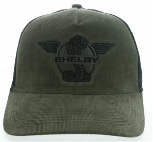 Shelby Wings Olive Corduroy Hat