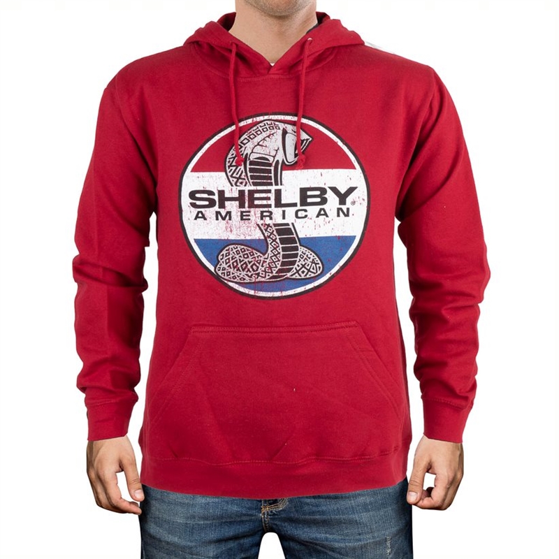 Shelby American Hoodie | Cardinal Red | Shelby Store