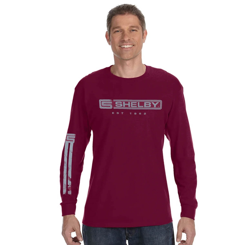 CS Shelby Long Sleeve Tee- Maroon