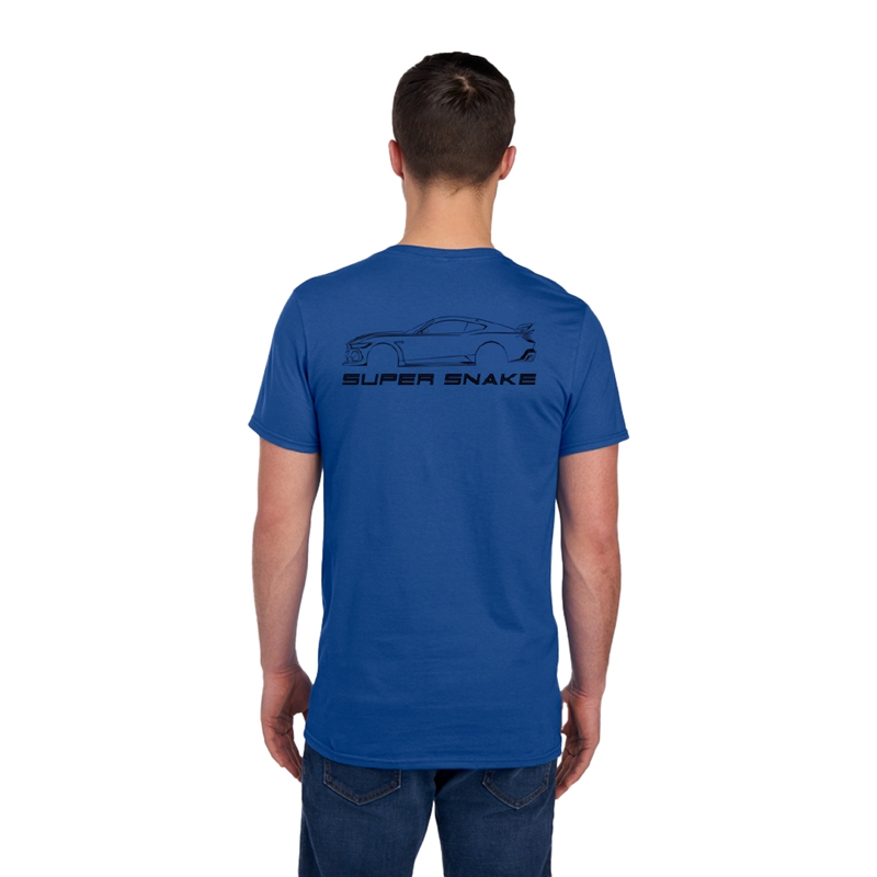 Shelby 2024 Super Snake Silhouette Tee - Royal Blue