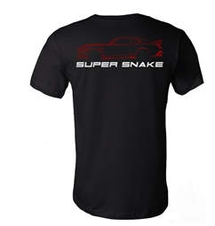 Shelby 2024 Super Snake Silhouette Tee - Black