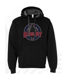 Shelby Front Face Checkers Hoody - Black