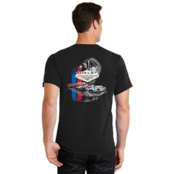 Shelby Las Vegas Vintage Cars Tee - Black