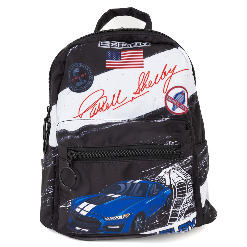 Shelby Sublimated Mini Backpack - Black / Grey