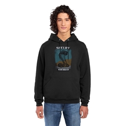 Shelby American Wavy Pullover Hoody - Black