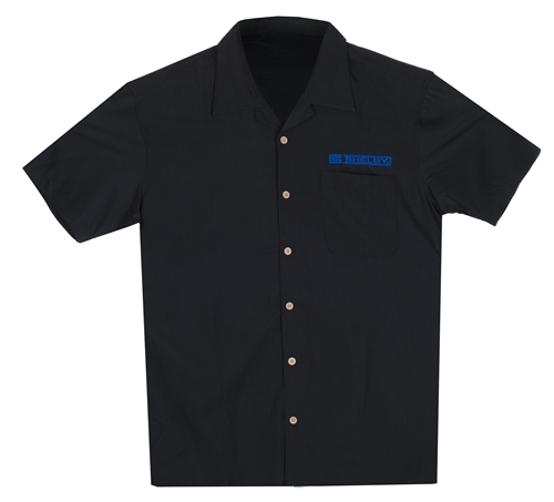 Embroidered GT350 Black Camp Shirt