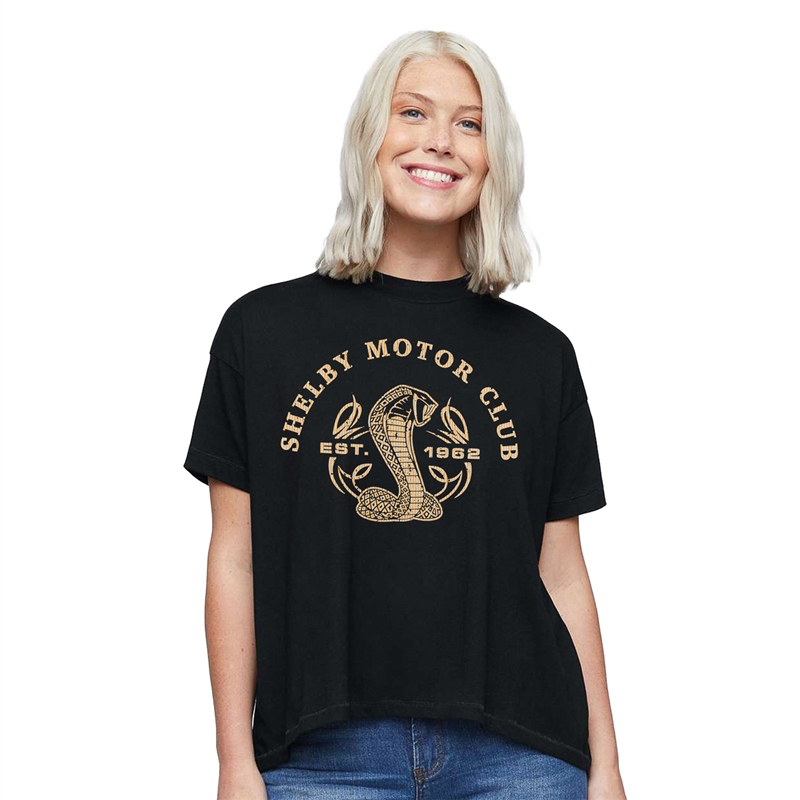 Women's Shelby Motor Club Tee - Black