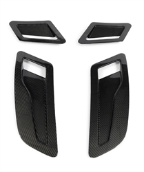 2015-2017 Mustang Carbon Fiber Hood Vent Set