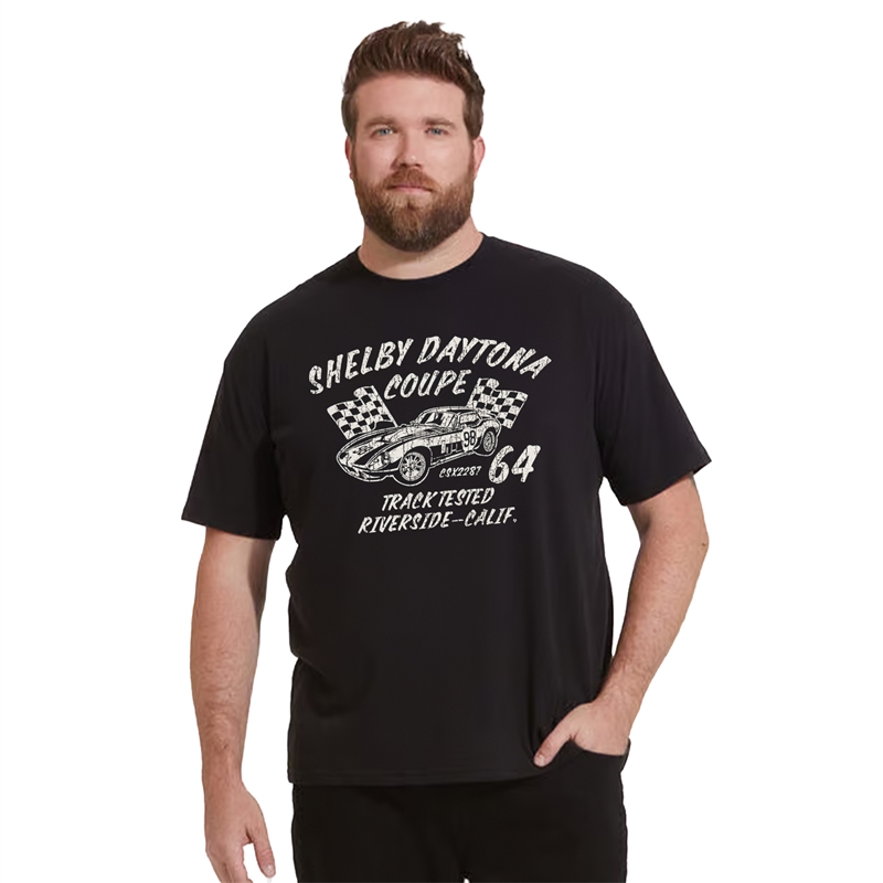 Shelby Daytona Track Tested Distressed Tee - Black