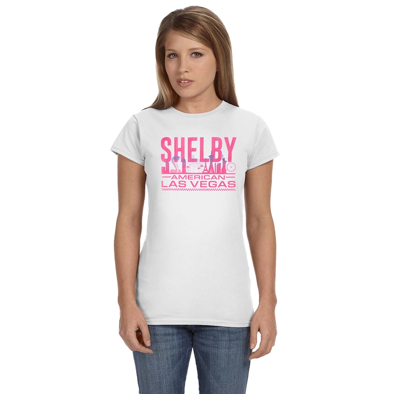 Shelby Ladies LV Cityscape Tee - White