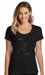 Shelby Ladies Extreme Logo Tee- Black