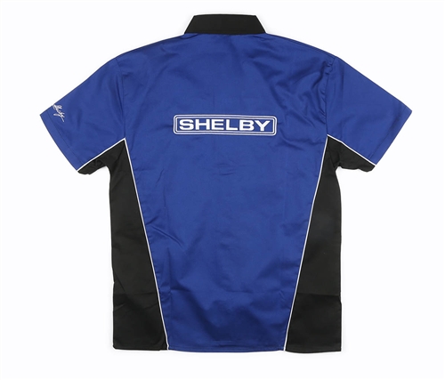 Blue and Black Track Shirt