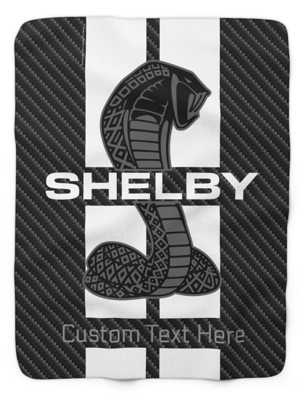 Shelby Tiffany Stripe Lightweight Personalized Blanket-Carbon Fiber