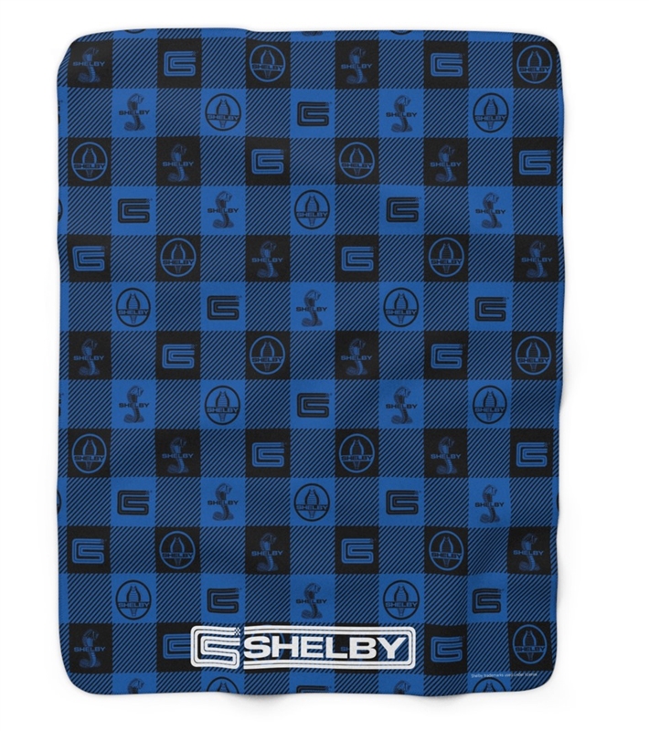 Shelby Plaid Sherpa  Blanket