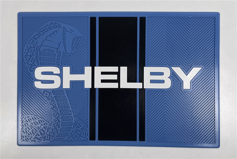 Custom Shelby Super Snake Stripes Door Mat- Multiple Colors Available