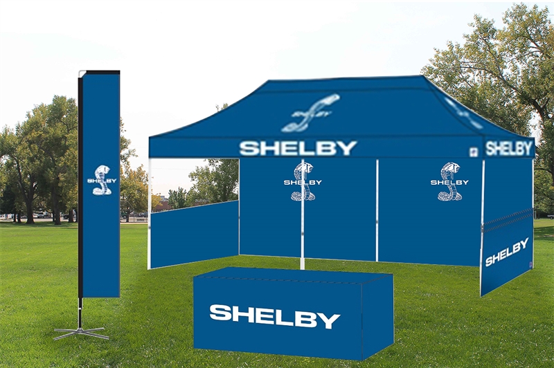 10' x 20' EZ-UP Shelby Snake Tent Bundle Package