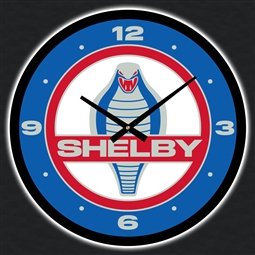 Shelby Cobra LED Illuminated Clock - 16"