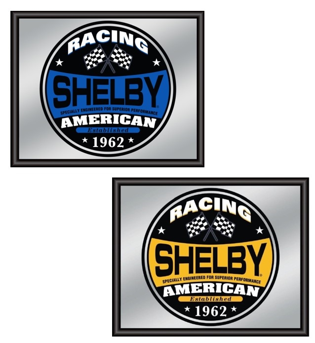 Shelby Racing Illuminated Mirror - Blue OR Yellow