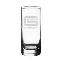 Shelby Engraved Tall Beverage Glass 15oz- (4 Pack)